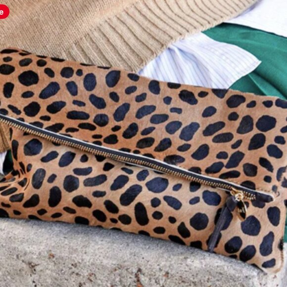 Clare V. Ponyhair Clutch - Picture 1 of 7